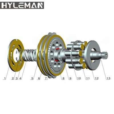MSG27P (KYB) (LSGMF27/10W) MSG44P/LSGMF44/10WR21 Hidraulikus szivattyúk -javító készlet